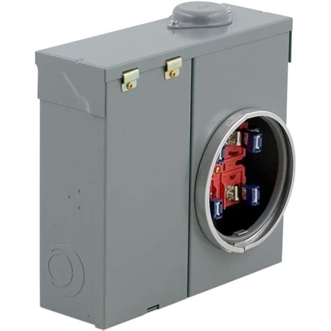 electric meter combo box|100 amp meter base combo.